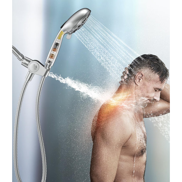 INSALER Filtered Shower Head with Handheld Combo Dual 2in1 Spa System